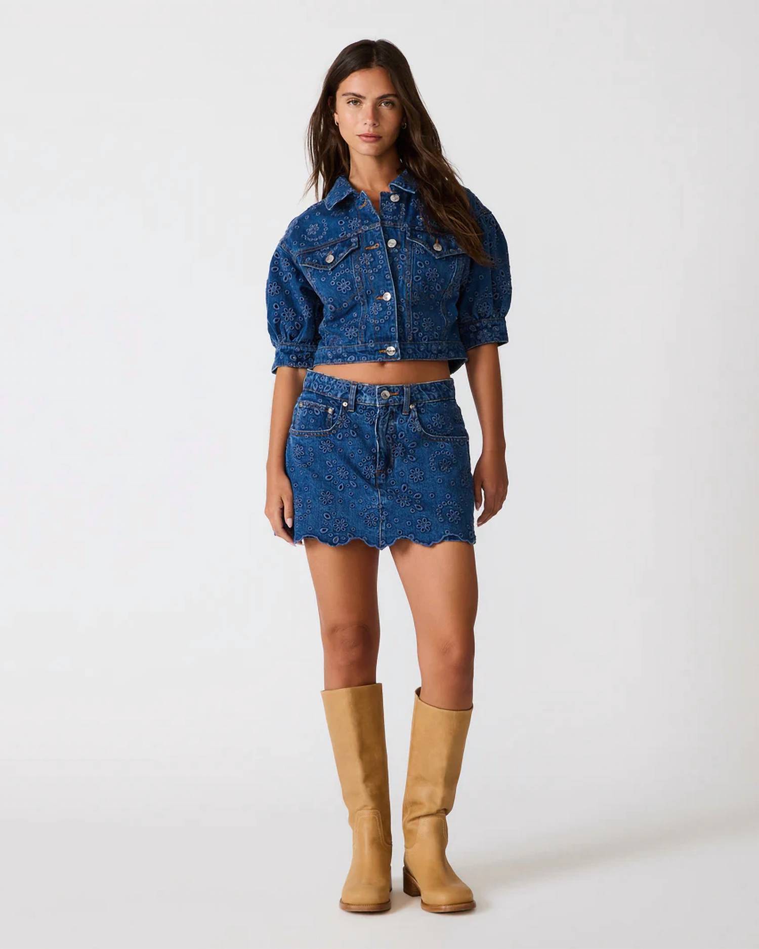 New Steve Madden Delilah Skort In Blue Depths